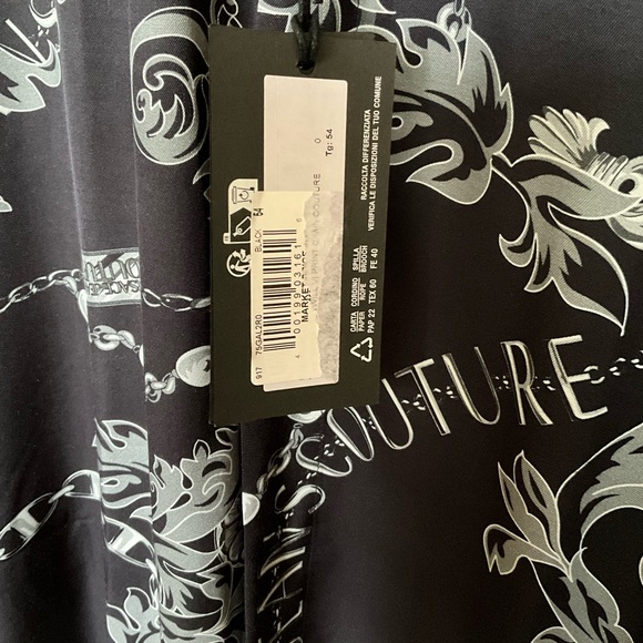 Versace Jeans Couture Black and Gray Patterned Shirt - Picture 4 of 7